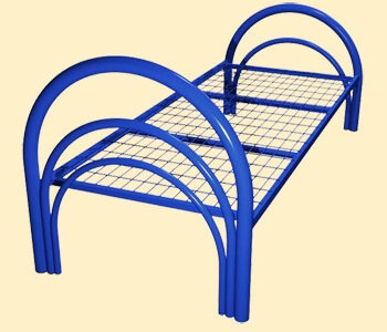 Металлические кровати в лагеря, хостелы и гостиницы